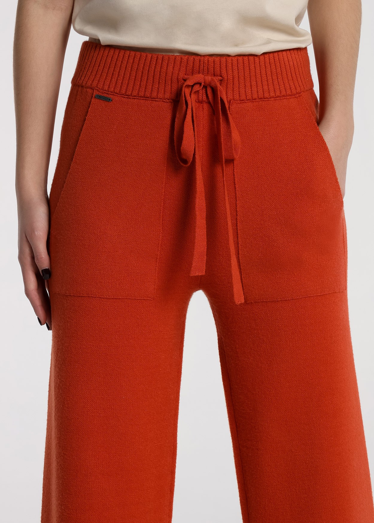 Pantalon Couleur - Taille haute et large crop | Taille en pouces Cimarron