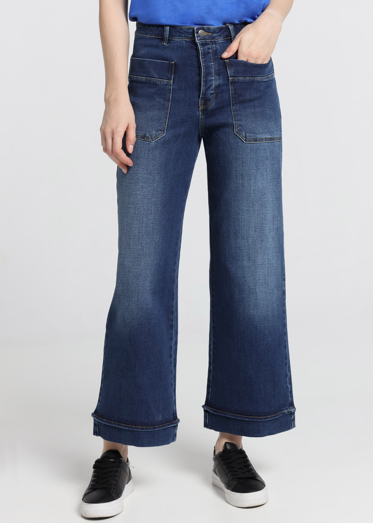 Jeans Martina-Ariane | Taille naturelle - Coupe large-court | Taille en pouces Cimarron