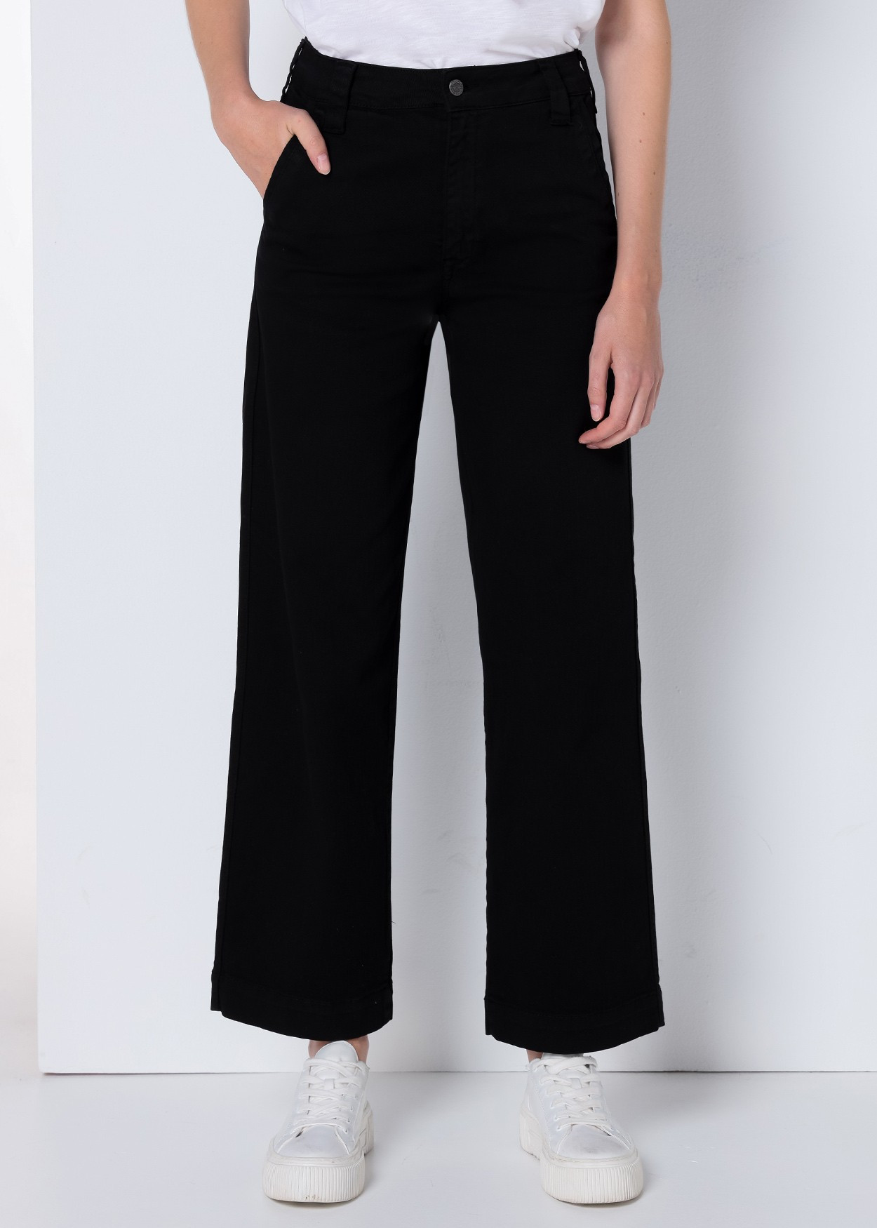 Pantalon Jambe Ample Droite | Olivia Lilou Cimarron