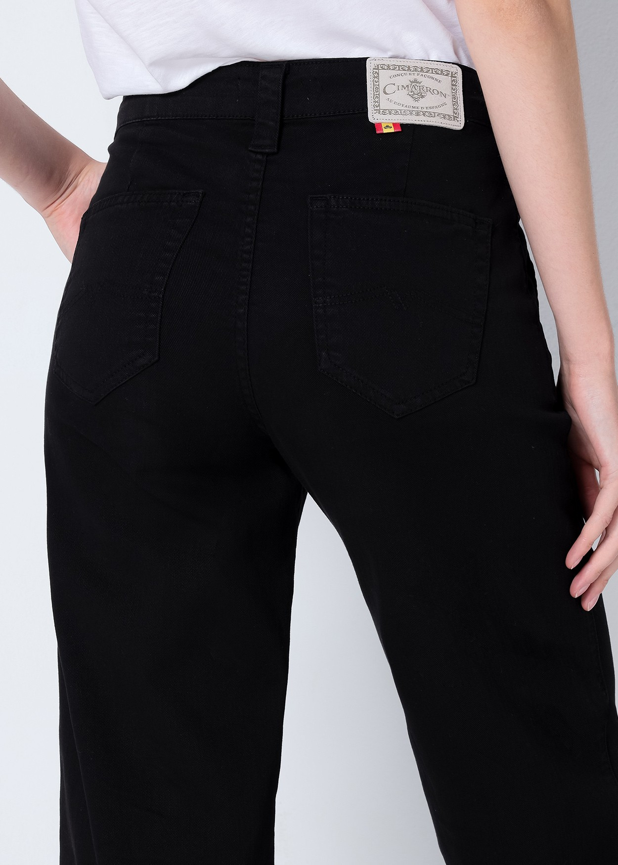 Pantalon Jambe Ample Droite | Olivia Lilou Cimarron
