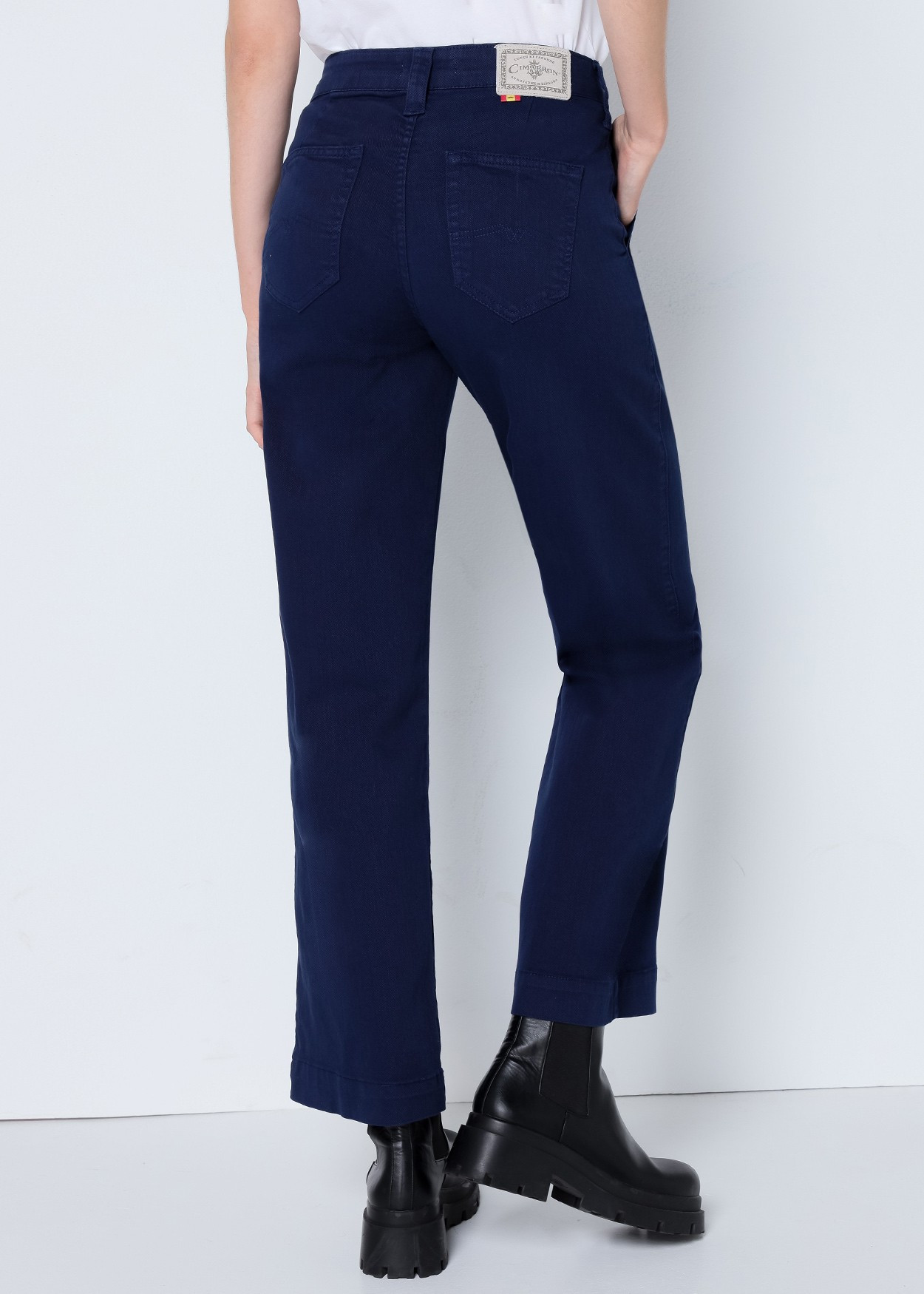 Pantalon Jambe Ample Droite | Olivia Lilou Cimarron