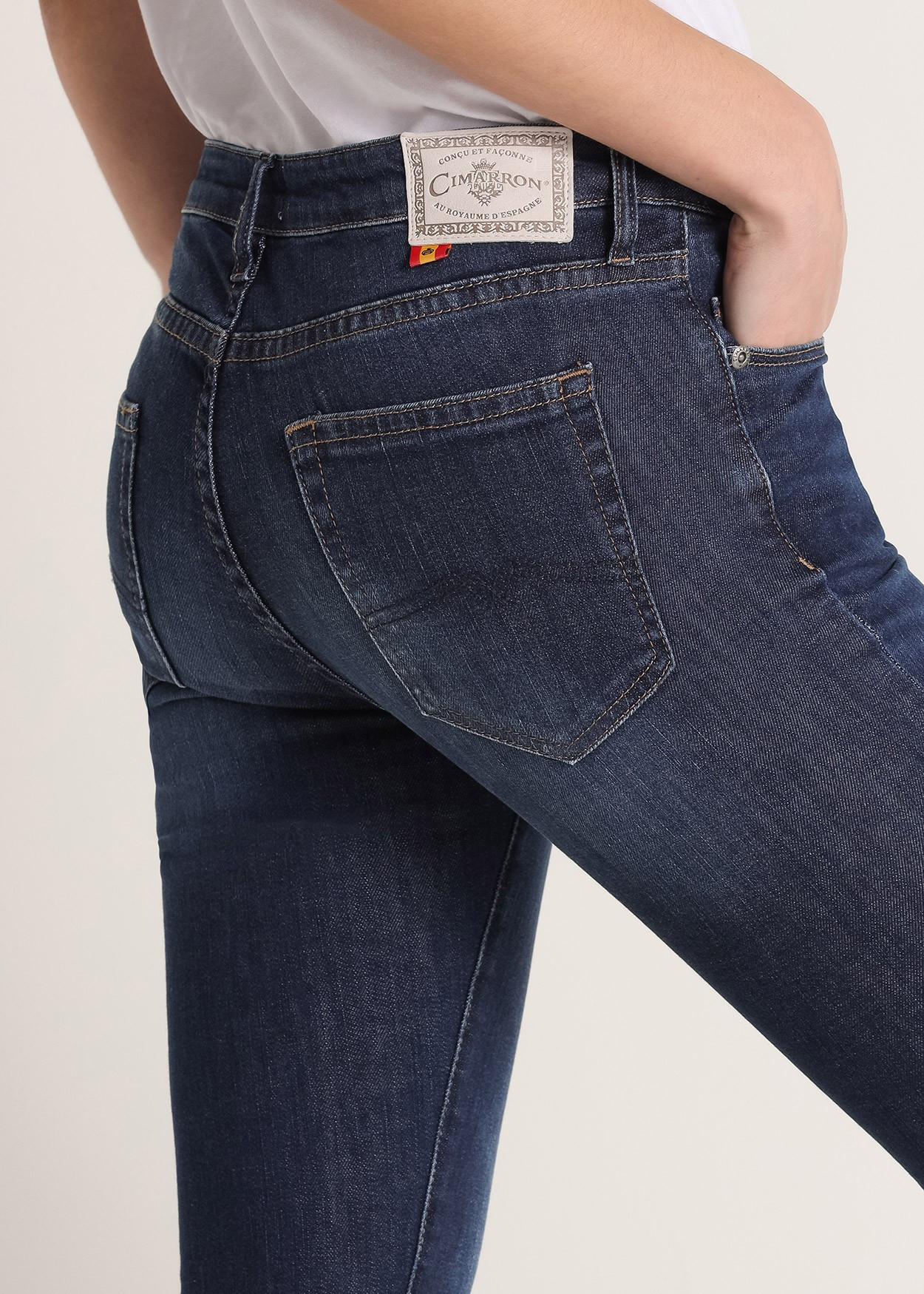 ENYA KYRA - Jeans | Taille Basse| Skinny Ankle Fit | Taille en pouces Cimarron