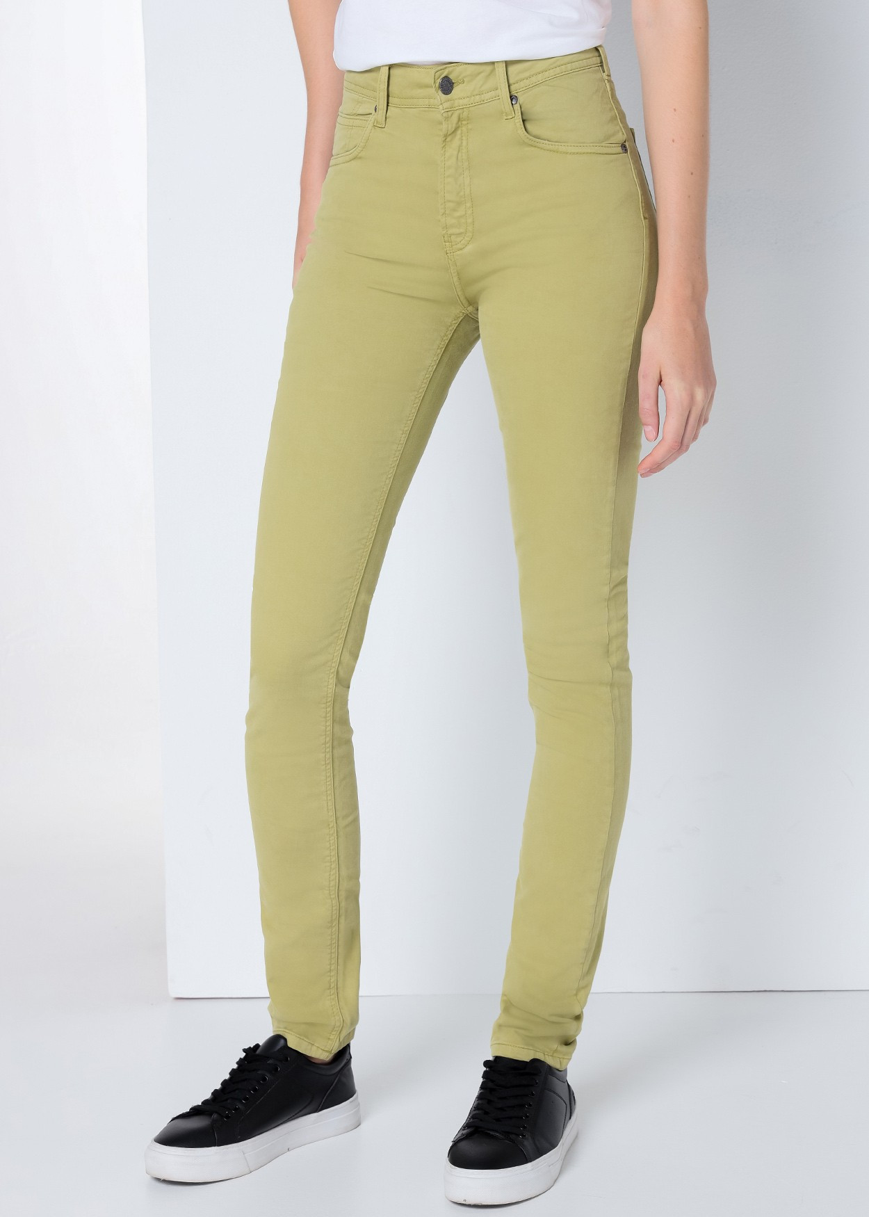NOUFLORE HELOISE - Pantalon Couleur | Slim Fit- Taille Moyenne  | Taille en pouces Cimarron