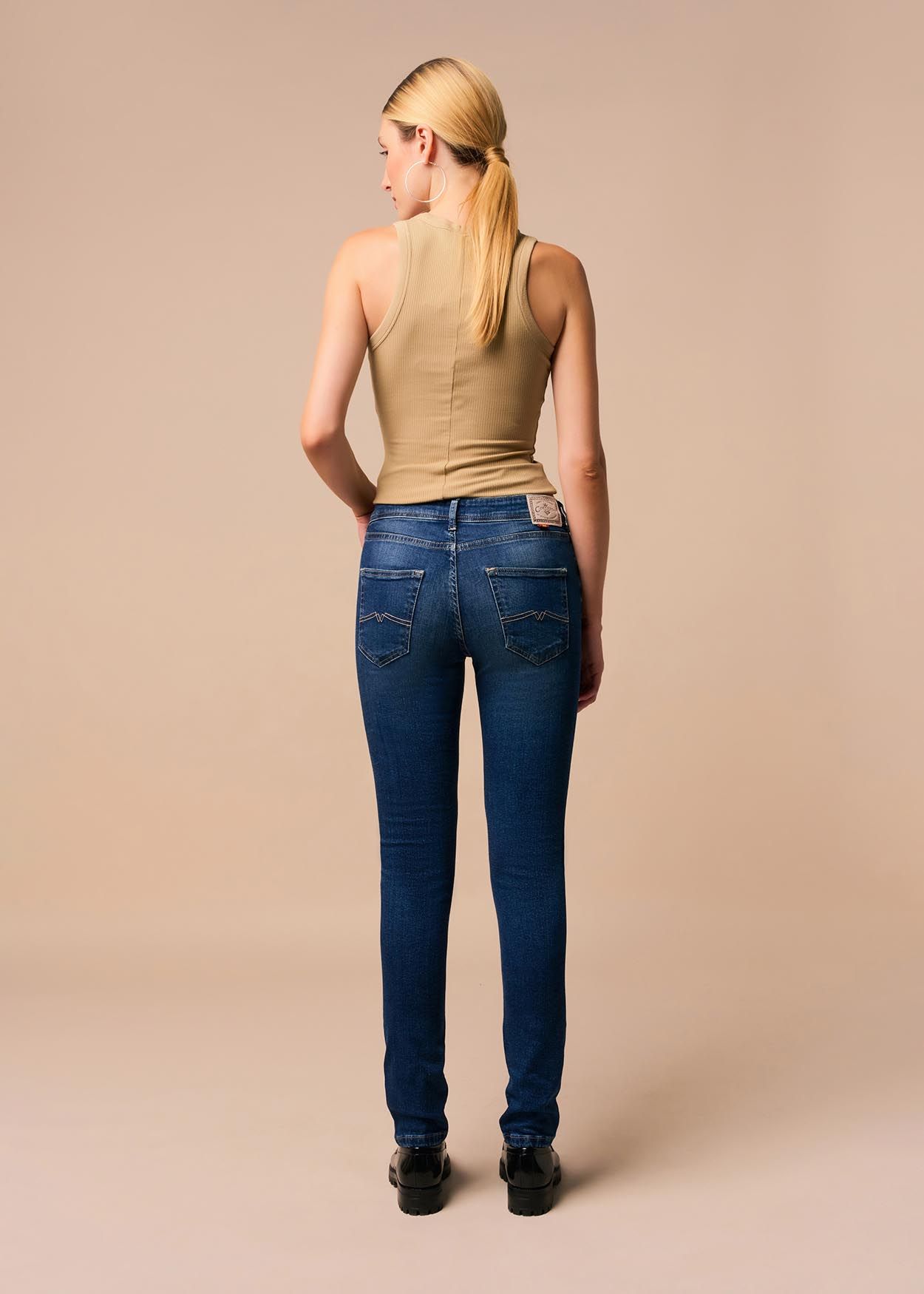 CASSIS KYRA - Jeans Taille Basse | Skinny  Fit | Taille en pouces Cimarron