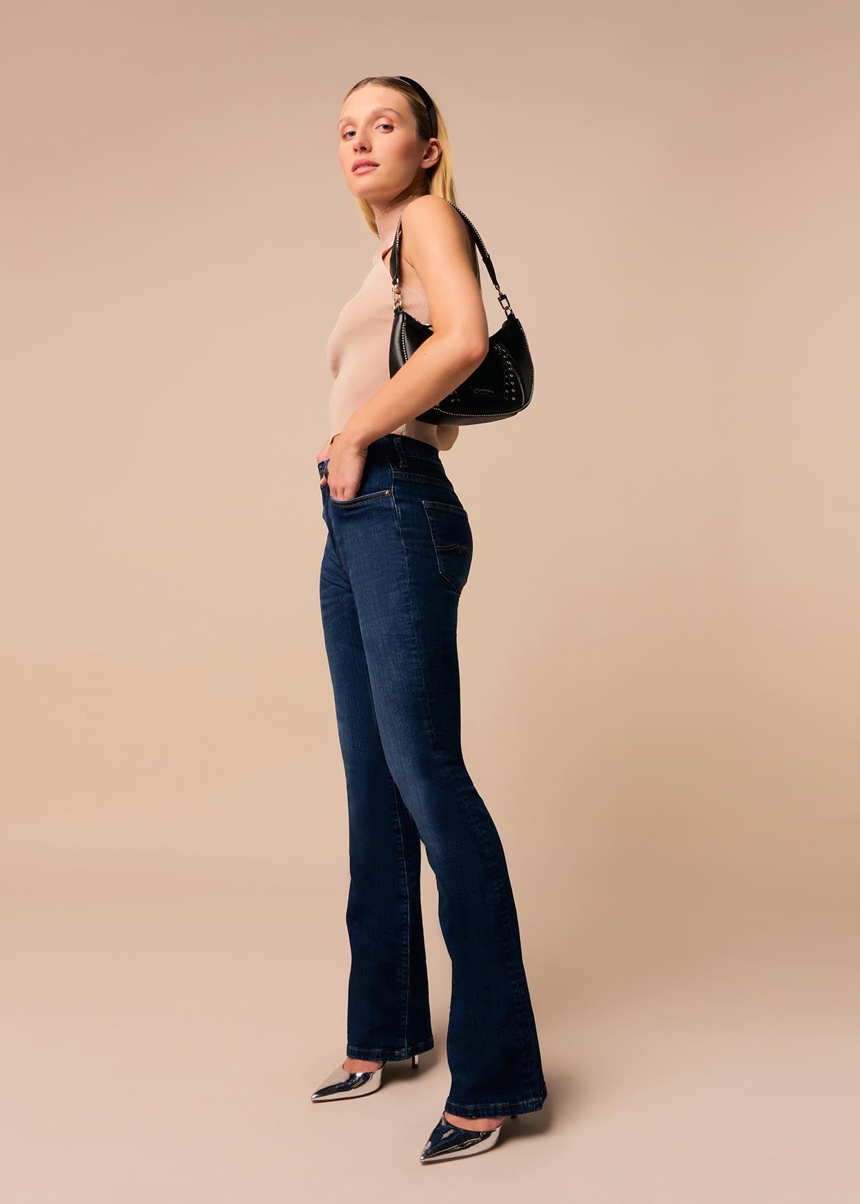 GRACIA HUGO - Jeans  Taille Haute| Boot cut  | Taille en pouces Cimarron