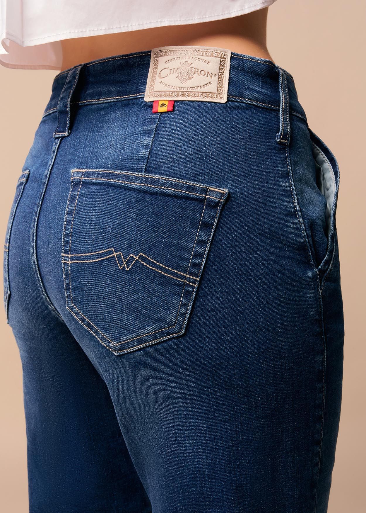 Pantalon Jambe Ample Droite | Olivia Kyra Cimarron