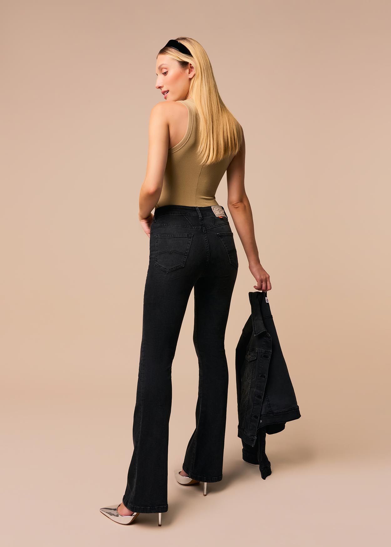 GRACIA HUGO - Jeans Taille Haute Boot cut | Taille en pouces Cimarron