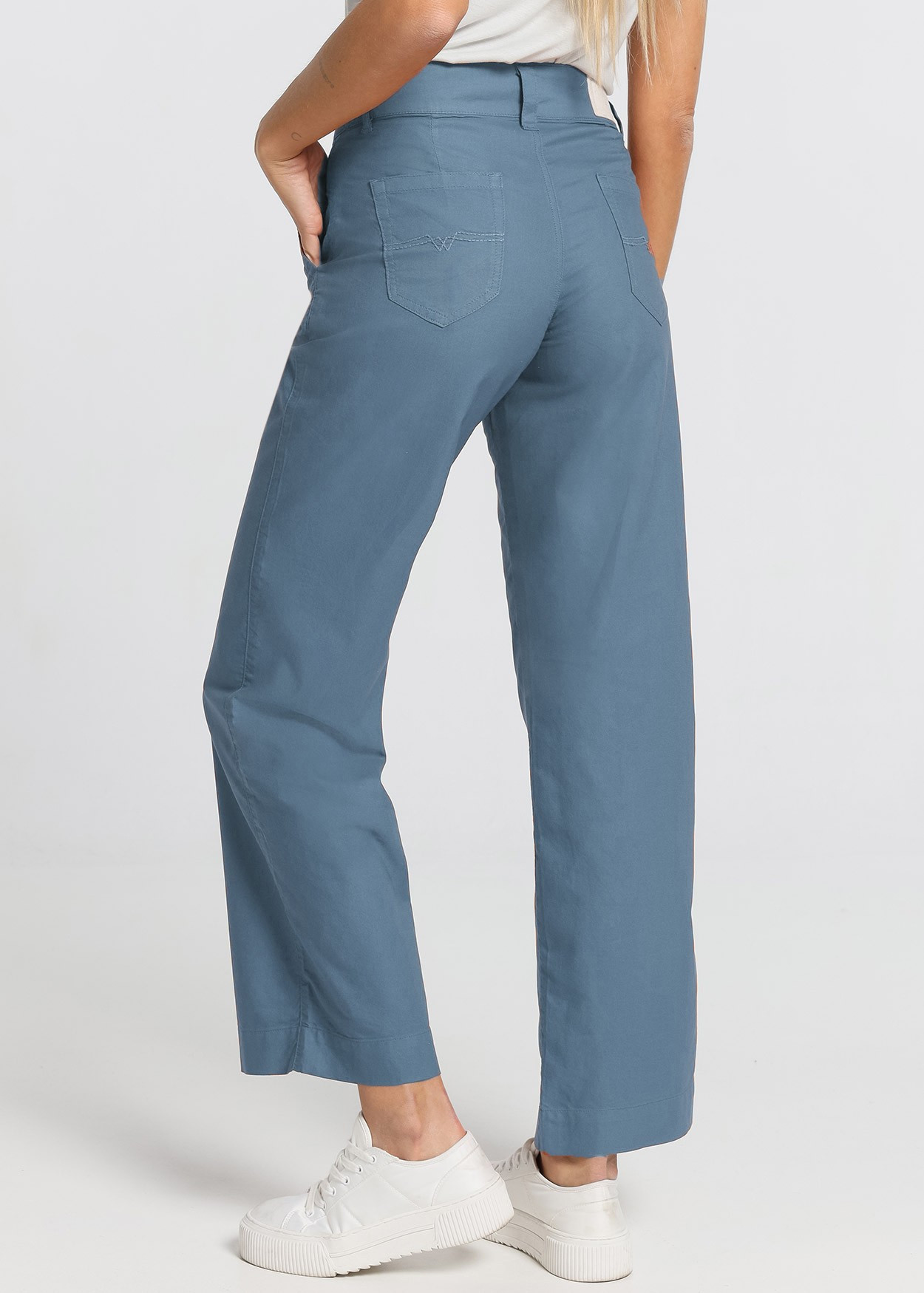 Pantalon chino - Taille haute - Coupe droite large | Taille en pouces Cimarron