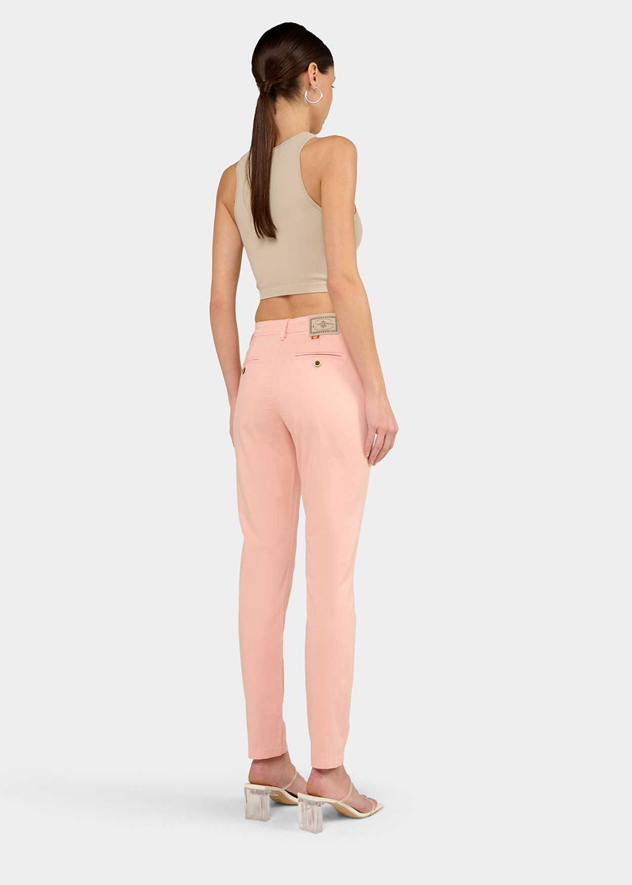 CLYDE-NECTAR - Pantalon Chino | Slim - Short Elastic Satin | Tailles en Pouces Cimarron