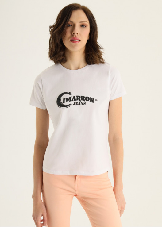 ZAYA-APRIL T-shirt en coton...