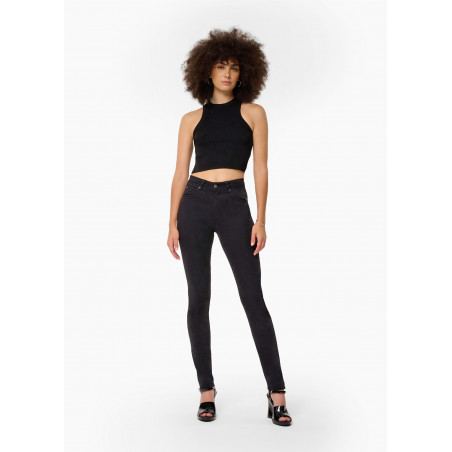 Pantalon NOUFLORE SATEN - Coupe Slim - Taille Moyenne|Taille en Pouces