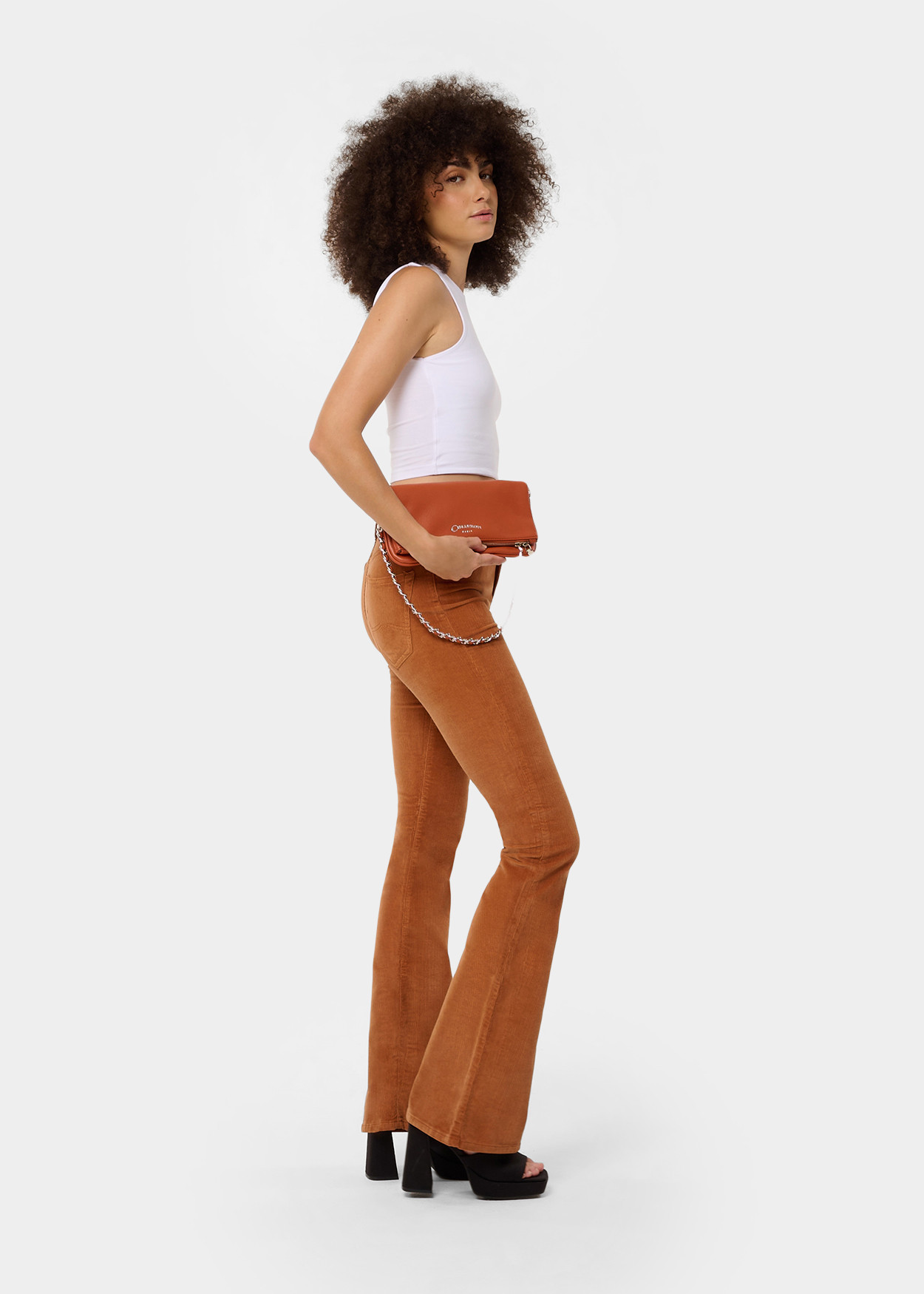 CARLA LEIN - Jean |Flared fit - Taille haute | Taille en pouces