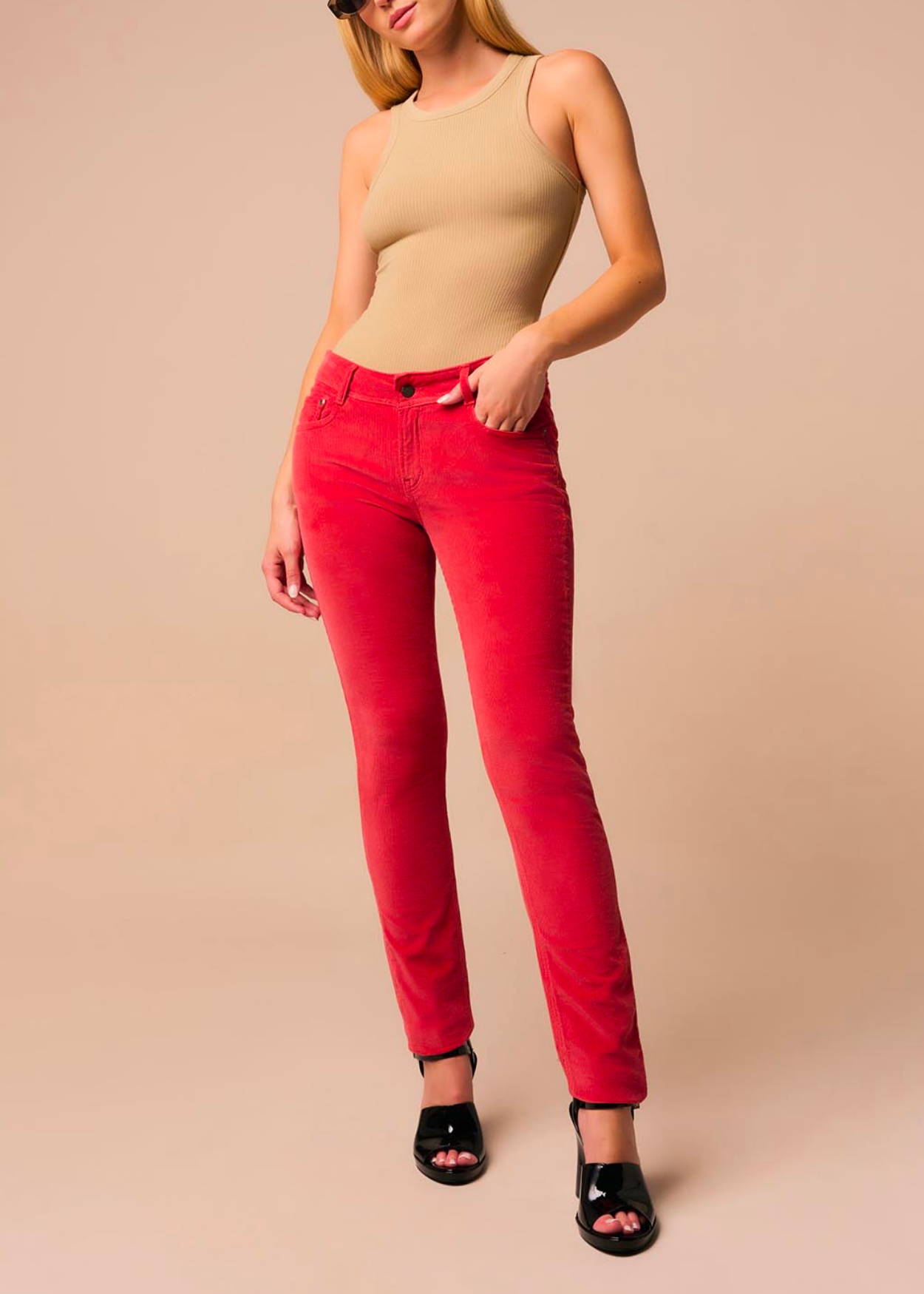 Pantalon Coupe Skinny | Cassis Ghalia