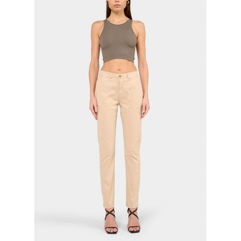 CLYDE-NECTAR - Pantalon Chino - Slim - Satin Elastique Longueur Courte | Tailles en Pouces