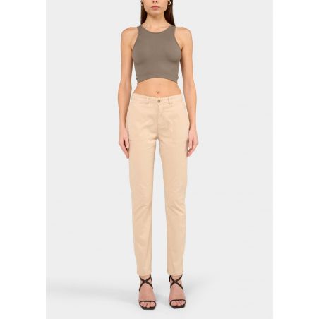 CLYDE-NECTAR - Pantalon Chino - Slim - Satin Elastique Longueur Courte | Tailles en Pouces
