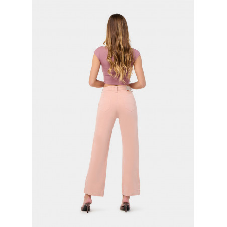 PANTALON CHINO OLIVIA-AUDE High Box Droit Jambe large | Taille en pouces