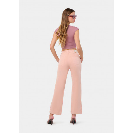 PANTALON CHINO OLIVIA-AUDE High Box Droit Jambe large | Taille en pouces