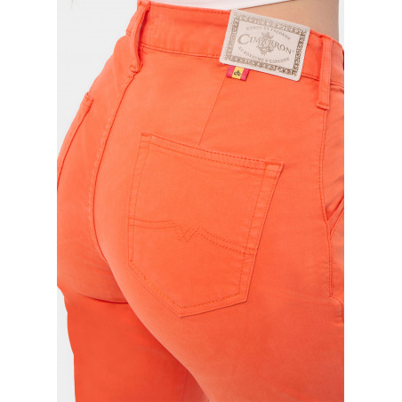 PANTALON CHINO OLIVIA-AUDE High Box Droit Jambe large | Taille en pouces