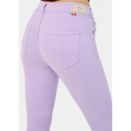 PANTALON NOUFLORE-ENOVA COULEUR pêche Box Medium Slim | Taille en pouces