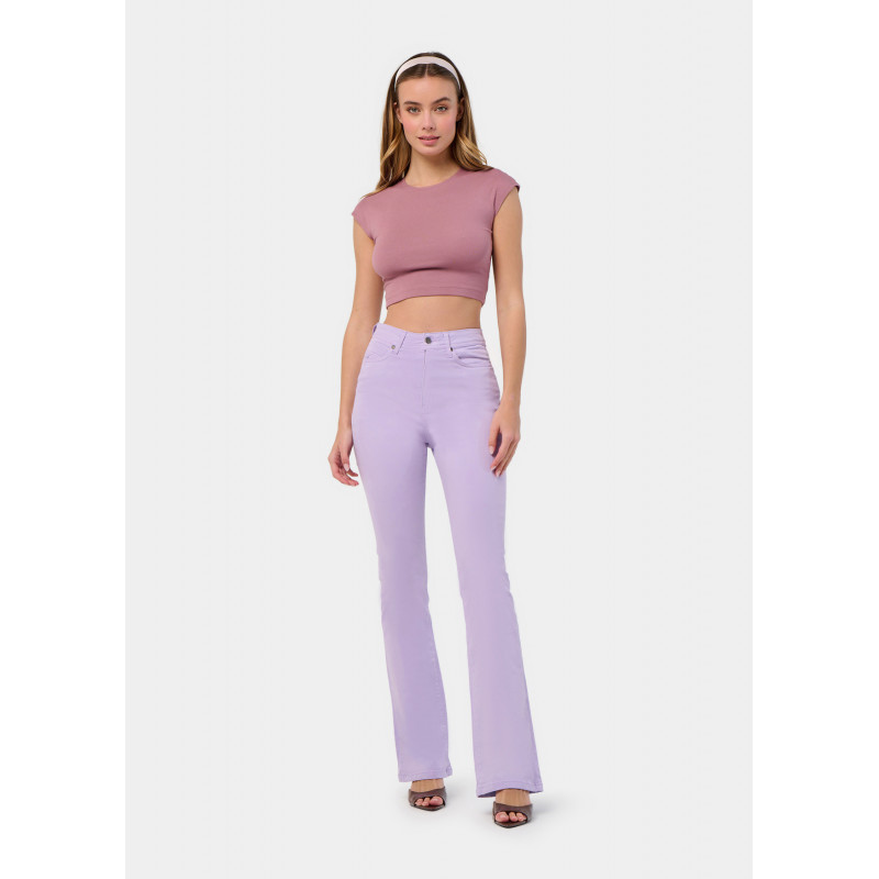 PANTALON COULEUR GRACIA-AUDE High Box Boot Cut | Taille en pouces