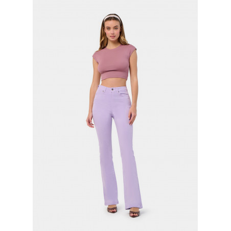 PANTALON COULEUR GRACIA-AUDE High Box Boot Cut | Taille en pouces
