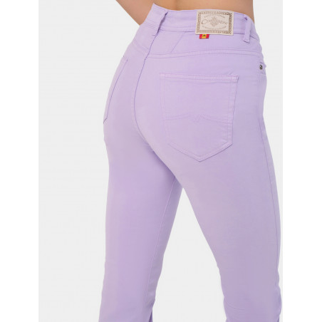 PANTALON COULEUR GRACIA-AUDE High Box Boot Cut | Taille en pouces