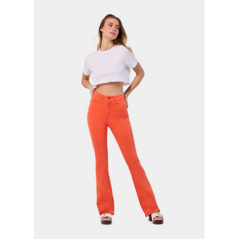 PANTALON COULEUR GRACIA-AUDE High Box Boot Cut | Taille en pouces