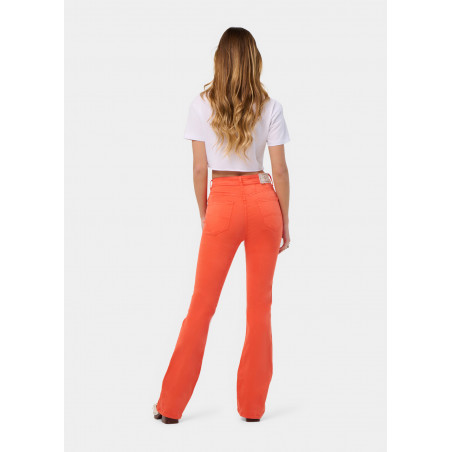 PANTALON COULEUR GRACIA-AUDE High Box Boot Cut | Taille en pouces