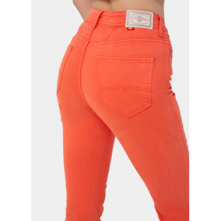 PANTALON COULEUR GRACIA-AUDE High Box Boot Cut | Taille en pouces