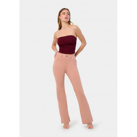 PANTALON DE COULEUR GRACIA-NATES Coupe botte haute | Taille en pouces