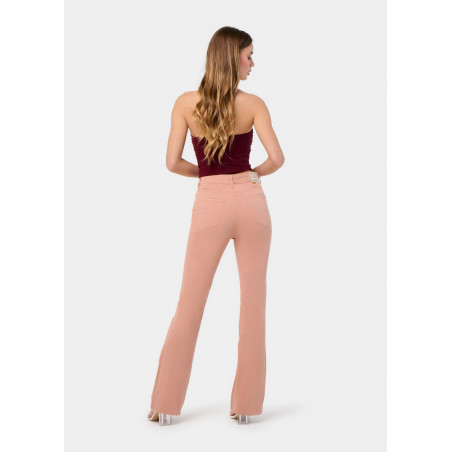 PANTALON DE COULEUR GRACIA-NATES Coupe botte haute | Taille en pouces