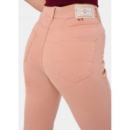 PANTALON DE COULEUR GRACIA-NATES Coupe botte haute | Taille en pouces