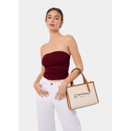 JEAN AURORA-ENOVA pêche Medium Box Straight Wide Crop | Taille en pouces