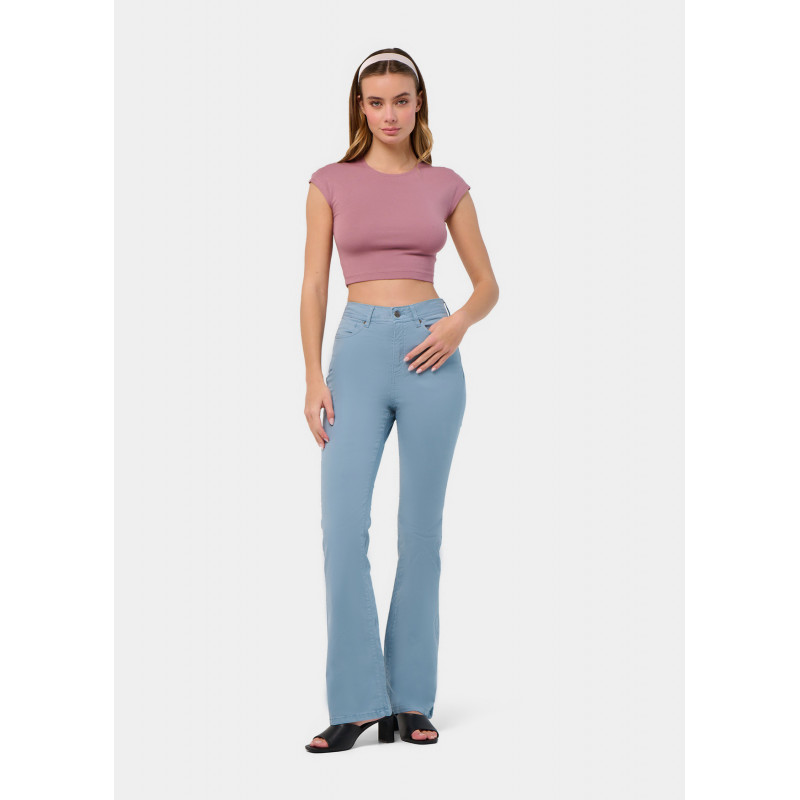 PANTALON DE COULEUR GRACIA-NATES Coupe botte haute | Taille en pouces