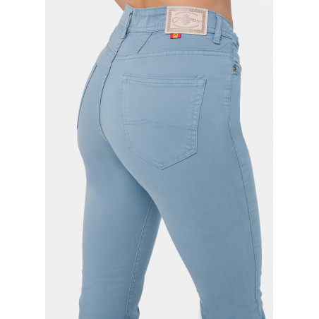 PANTALON DE COULEUR GRACIA-NATES Coupe botte haute | Taille en pouces