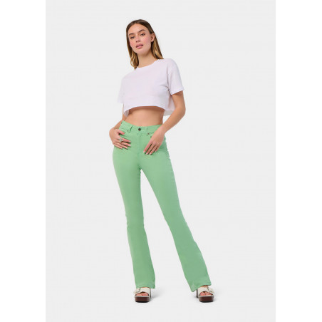 PANTALON COULEUR GRACIA-AUDE High Box Boot Cut | Taille en pouces