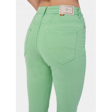 PANTALON COULEUR GRACIA-AUDE High Box Boot Cut | Taille en pouces