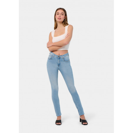 PANTALON COULEUR NOUFLORE-BREN Medium Box Slim | Taille en pouces