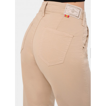 PANTALON CHINO OLIVIA-SENDA High Box Droit Jambe large | Taille en pouces