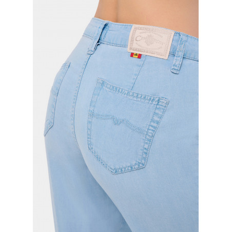 PANTALON CHINO OLIVIA-SAINT High Box Droit Jambe large | Taille en pouces