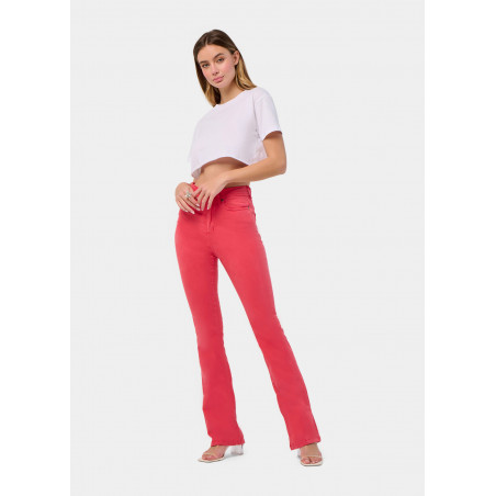 PANTALON COULEUR GRACIA-AUDE High Box Boot Cut | Taille en pouces