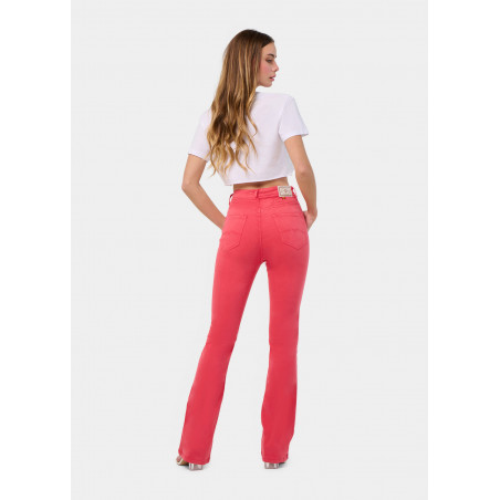 PANTALON COULEUR GRACIA-AUDE High Box Boot Cut | Taille en pouces