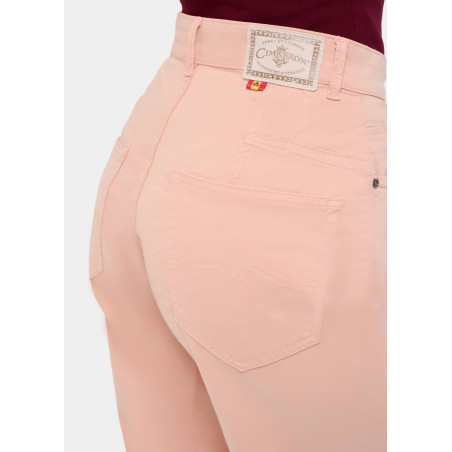 JEAN AURORA-ENOVA pêche Medium Box Straight Wide Crop | Taille en pouces