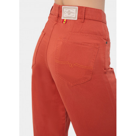 JEAN AURORA-YONNE Medium Box Straight Wide Crop | Taille en pouces