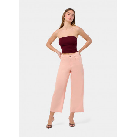 JEAN AURORA-YONNE Medium Box Straight Wide Crop | Taille en pouces