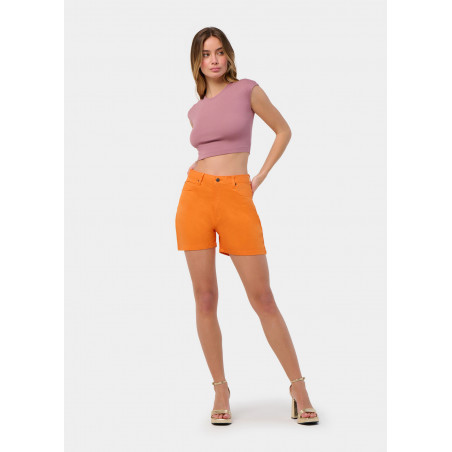 MELROSE-AUDE Coup Long Couleur Court | Taille en pouces