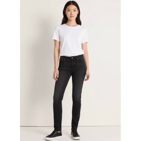 Jean skinny taille basse noir femme cassis blacky