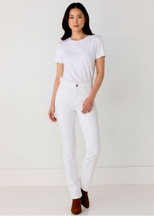 Pantalon flare taille haute...