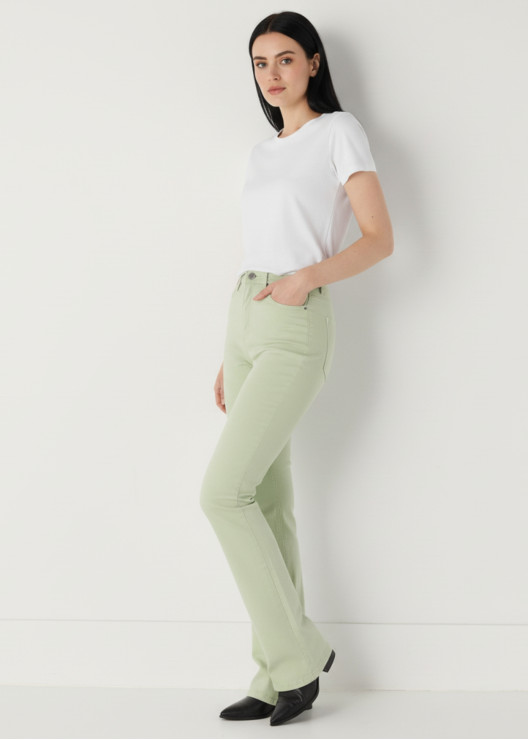 Pantalon bootcut taille...