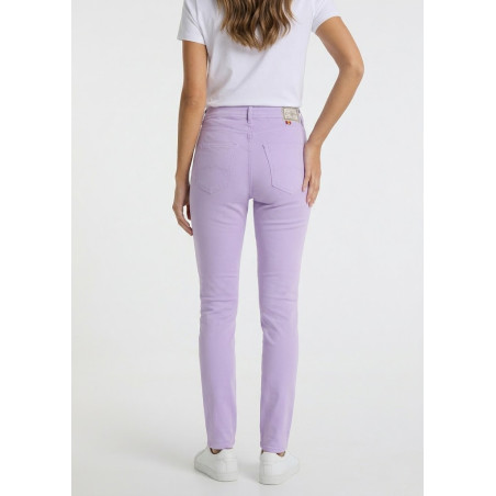 PANTALON NOUFLORE-ENOVA COULEUR pêche Box Medium Slim | Taille en pouces